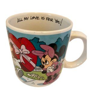 Disney All My Love Is For You Mickey Minnie Mouse 10oz Mug Valentine's Gift